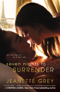 Jeanette Grey Seven Nights to Surrender - an erotic romance set in Paris